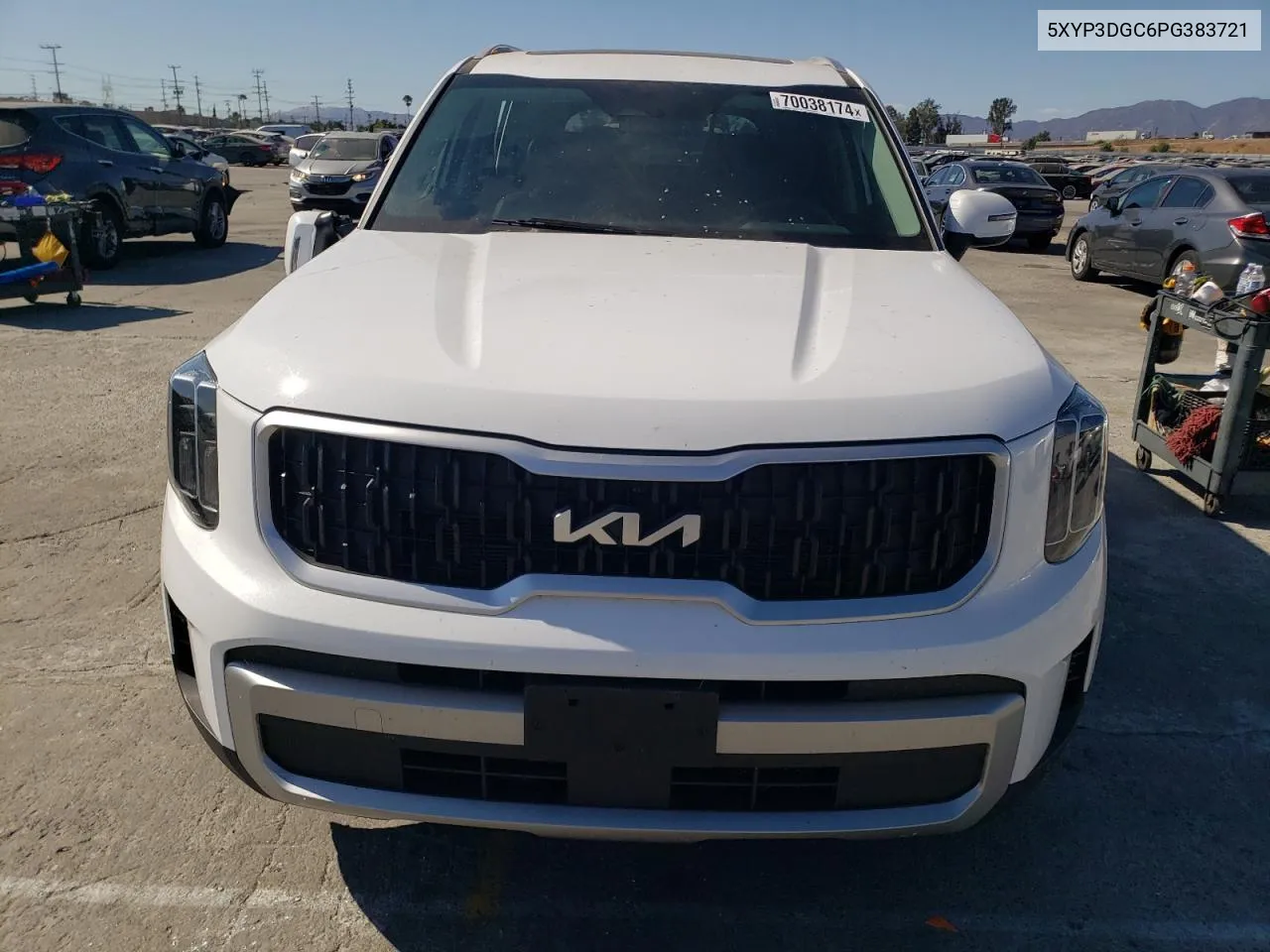 2023 Kia Telluride Ex VIN: 5XYP3DGC6PG383721 Lot: 70038174