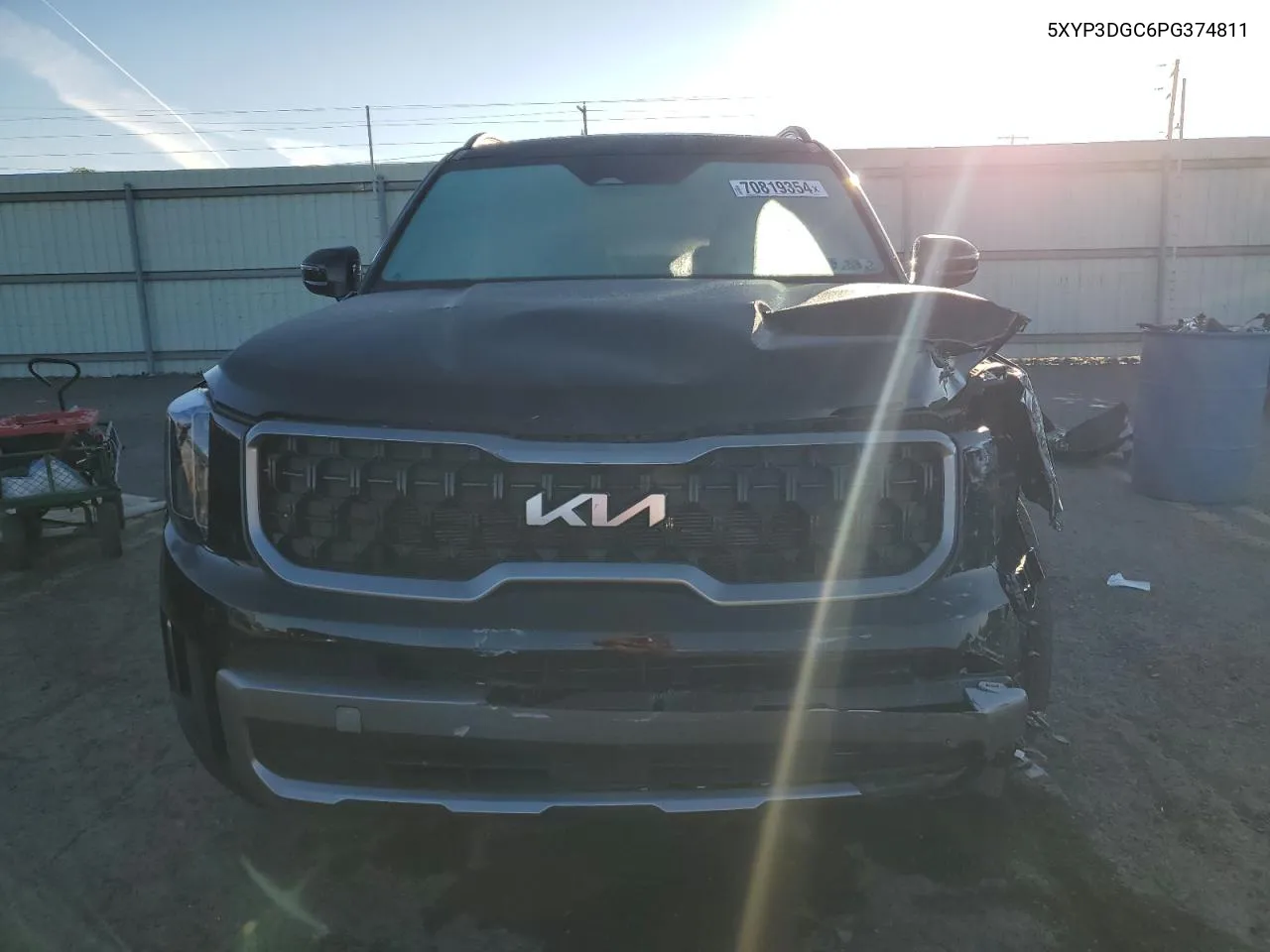 2023 Kia Telluride Ex VIN: 5XYP3DGC6PG374811 Lot: 70819354