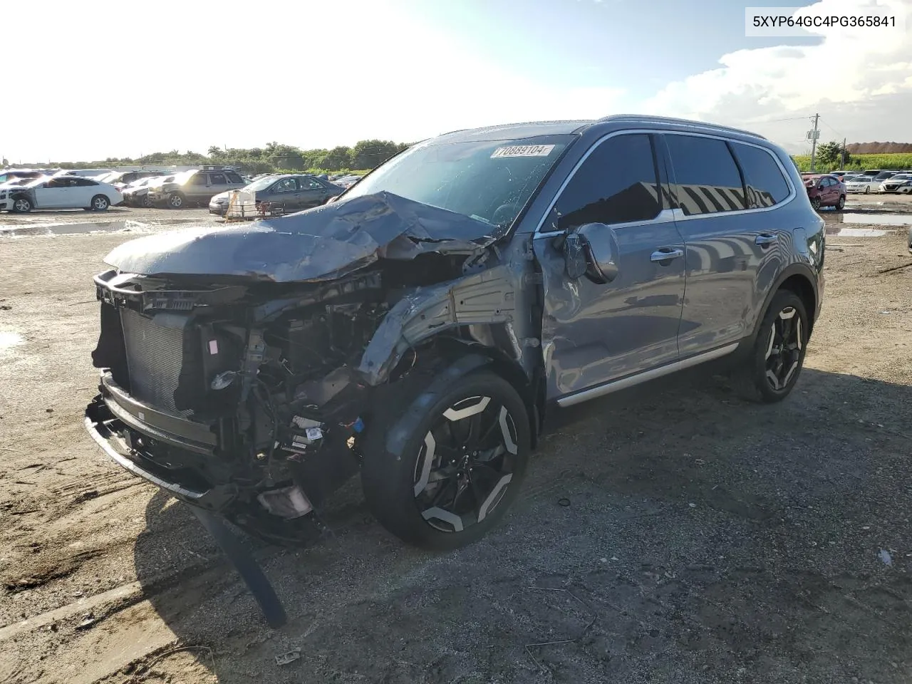 2023 Kia Telluride S VIN: 5XYP64GC4PG365841 Lot: 70889104