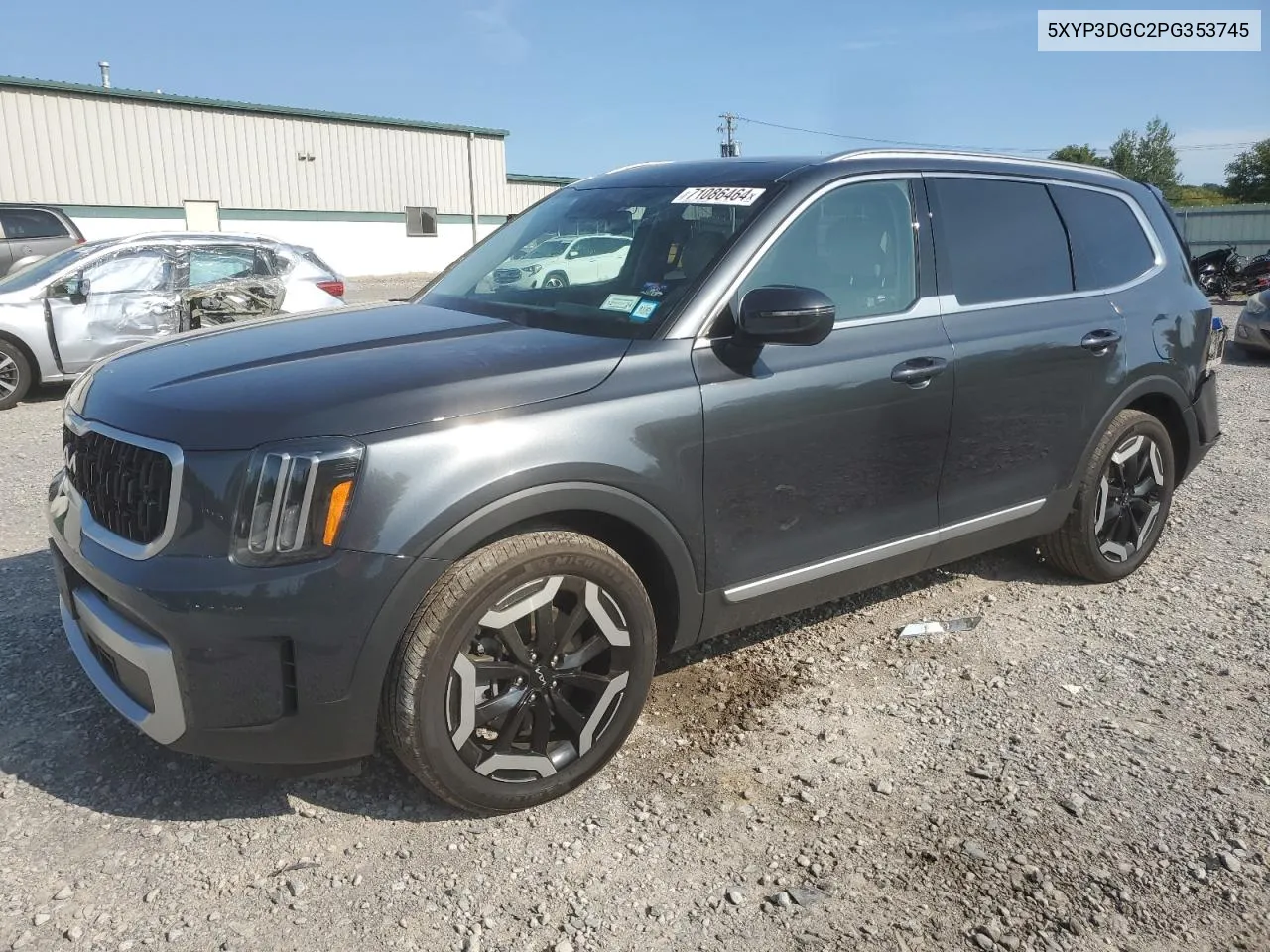 2023 Kia Telluride Ex VIN: 5XYP3DGC2PG353745 Lot: 71086464