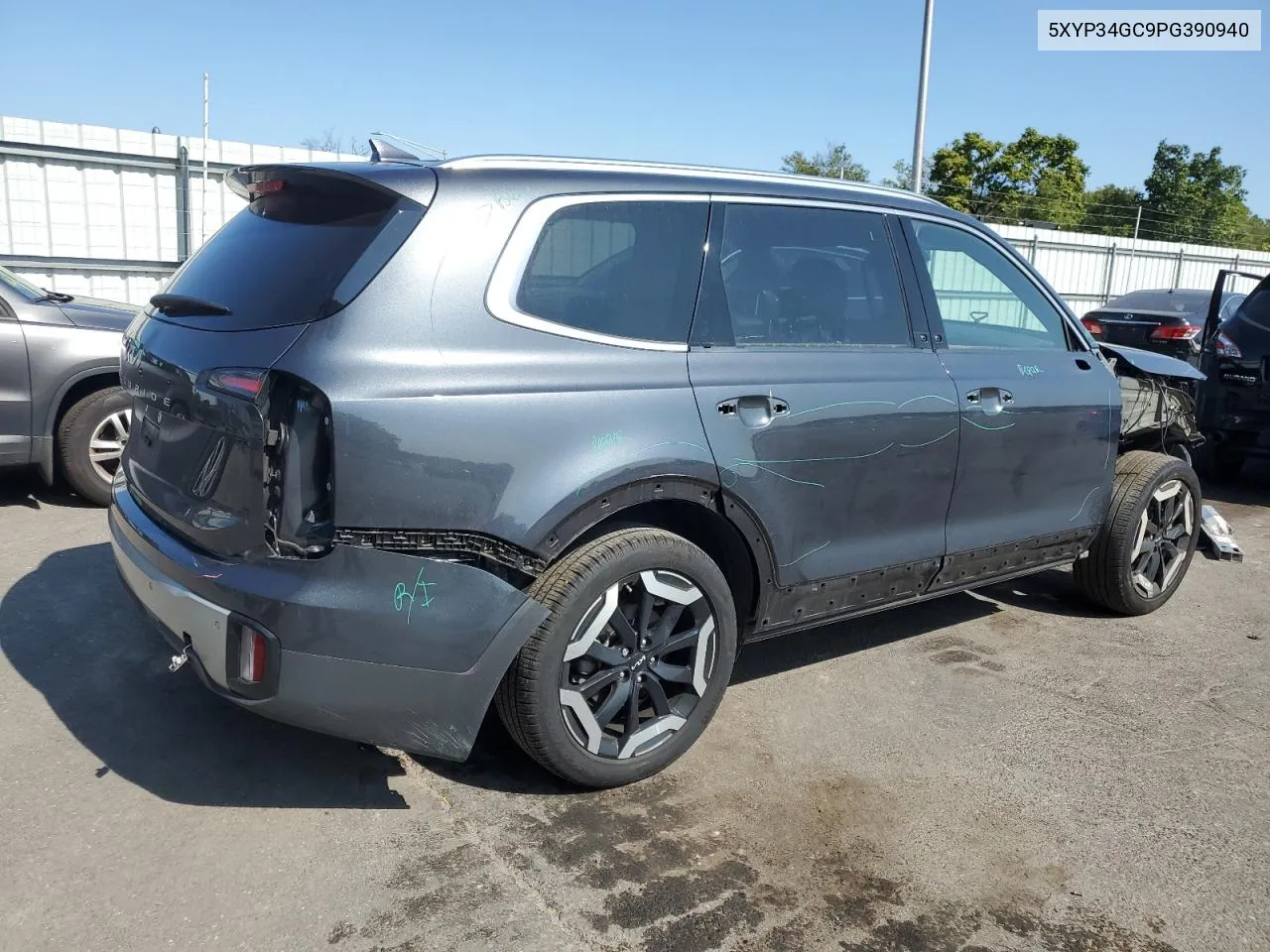 2023 Kia Telluride Ex VIN: 5XYP34GC9PG390940 Lot: 71281764