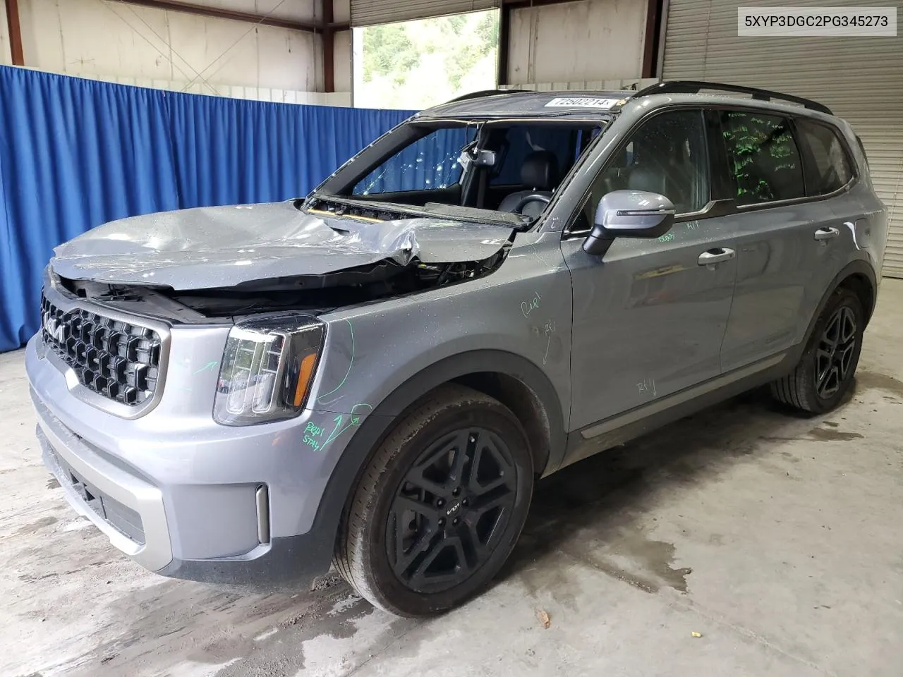 2023 Kia Telluride Ex VIN: 5XYP3DGC2PG345273 Lot: 72502214