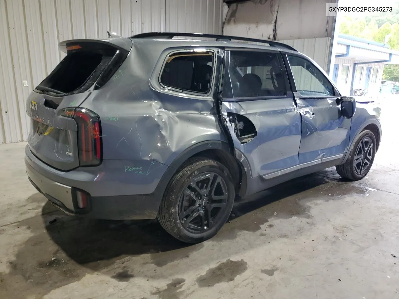 2023 Kia Telluride Ex VIN: 5XYP3DGC2PG345273 Lot: 72502214