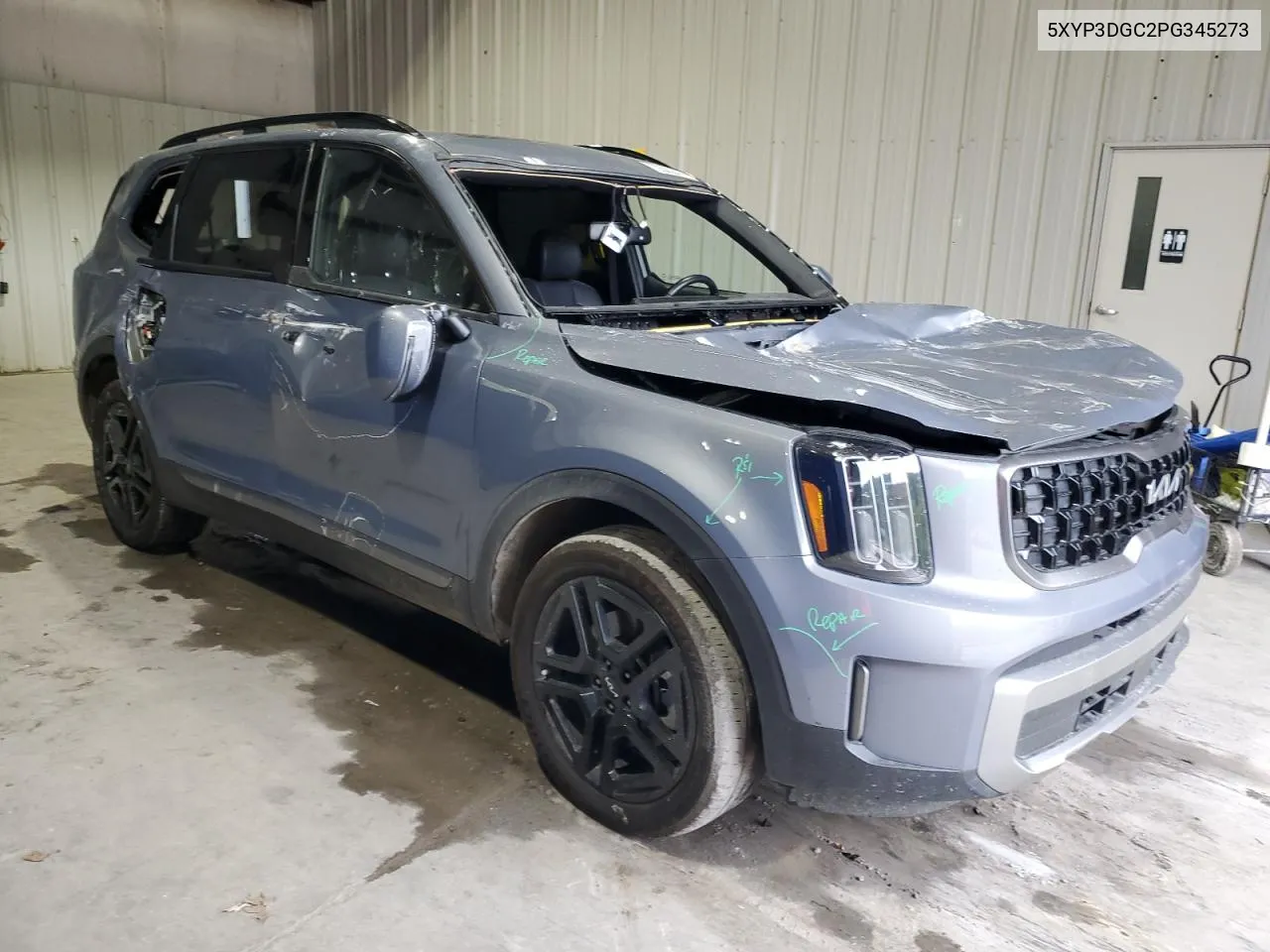 2023 Kia Telluride Ex VIN: 5XYP3DGC2PG345273 Lot: 72502214