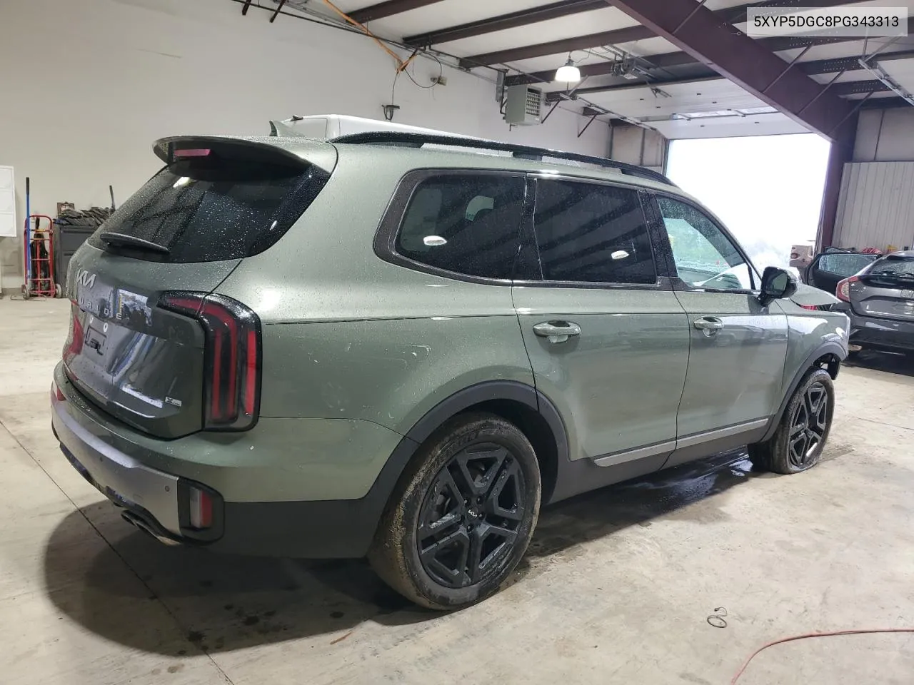 2023 Kia Telluride Sx VIN: 5XYP5DGC8PG343313 Lot: 72503394