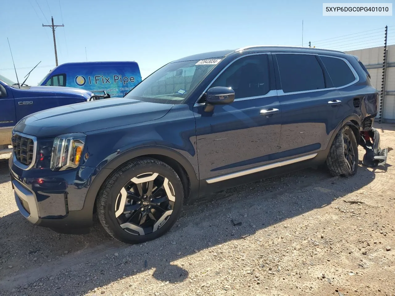 2023 Kia Telluride S VIN: 5XYP6DGC0PG401010 Lot: 72843034