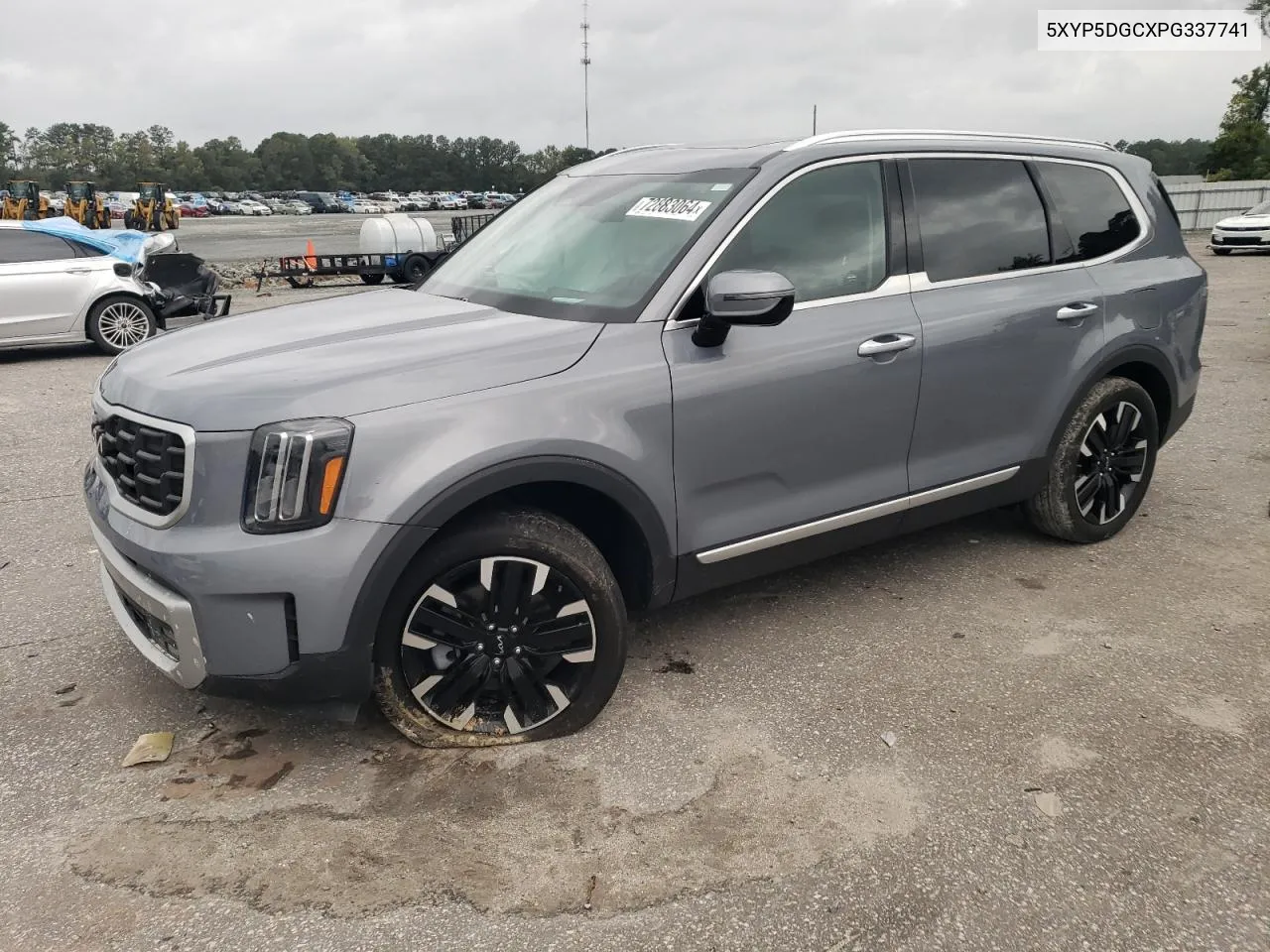 2023 Kia Telluride Sx VIN: 5XYP5DGCXPG337741 Lot: 72883064