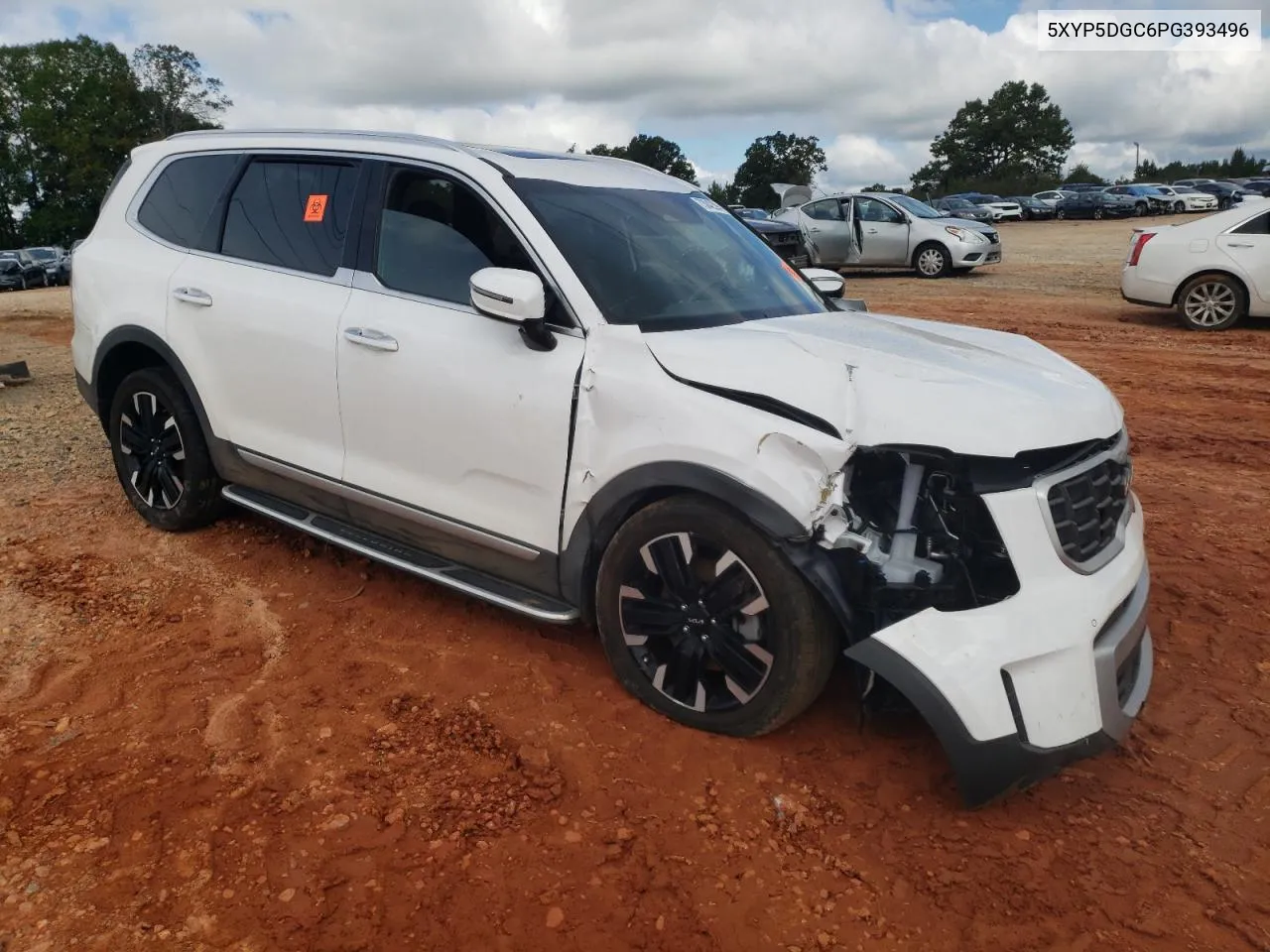 2023 Kia Telluride Sx VIN: 5XYP5DGC6PG393496 Lot: 73042394