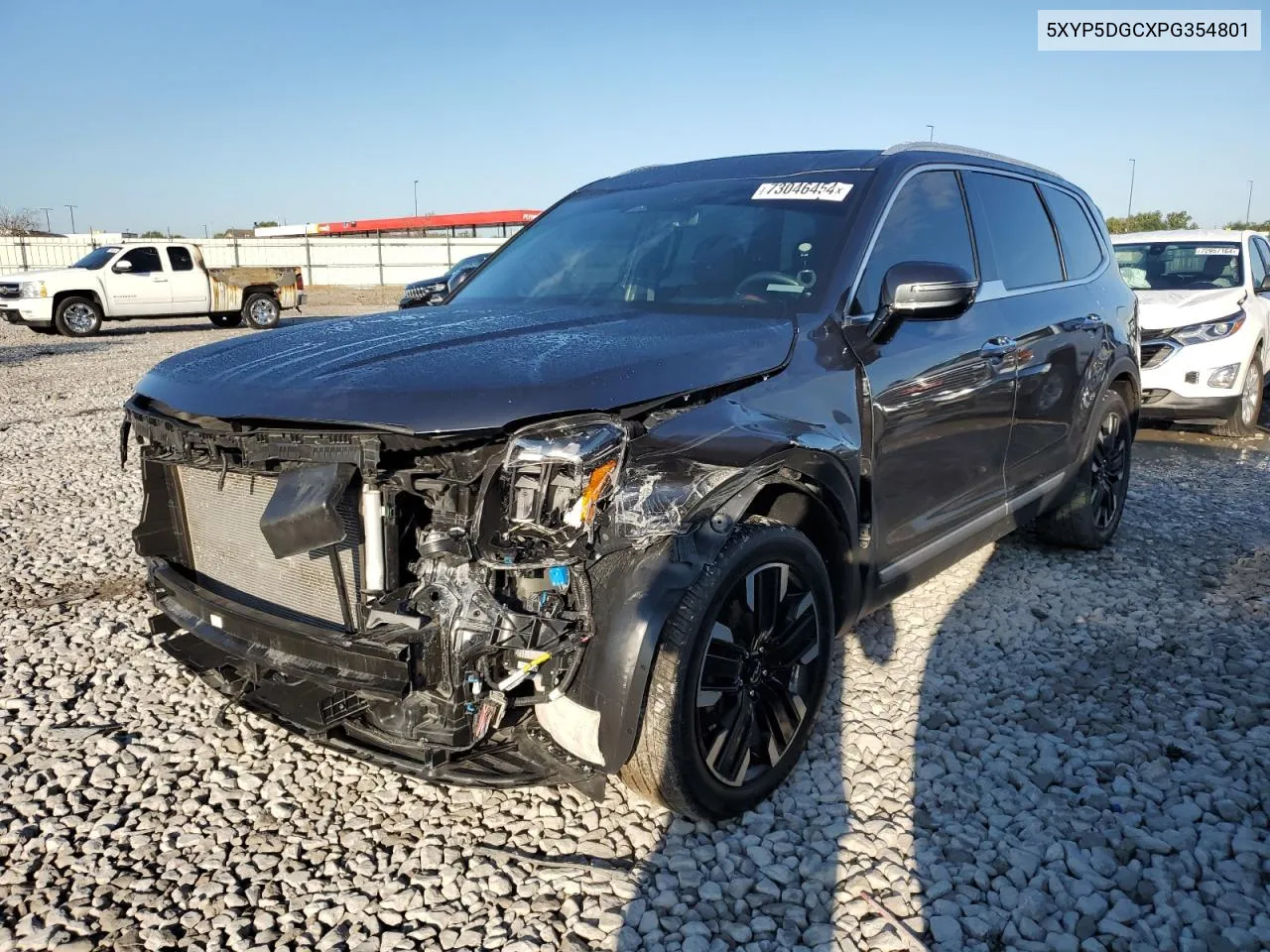 2023 Kia Telluride Sx VIN: 5XYP5DGCXPG354801 Lot: 73046454