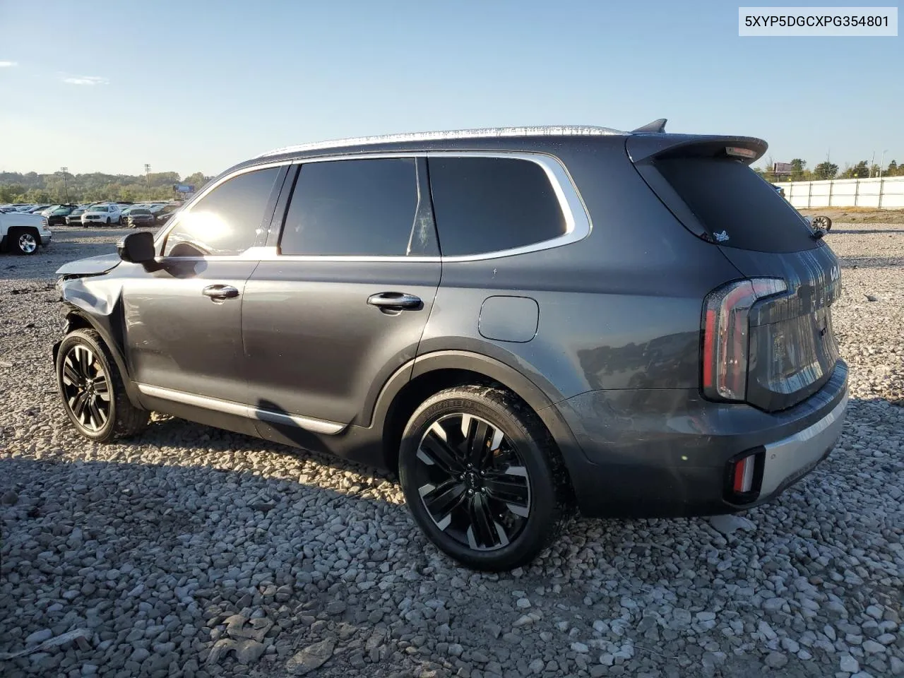 2023 Kia Telluride Sx VIN: 5XYP5DGCXPG354801 Lot: 73046454