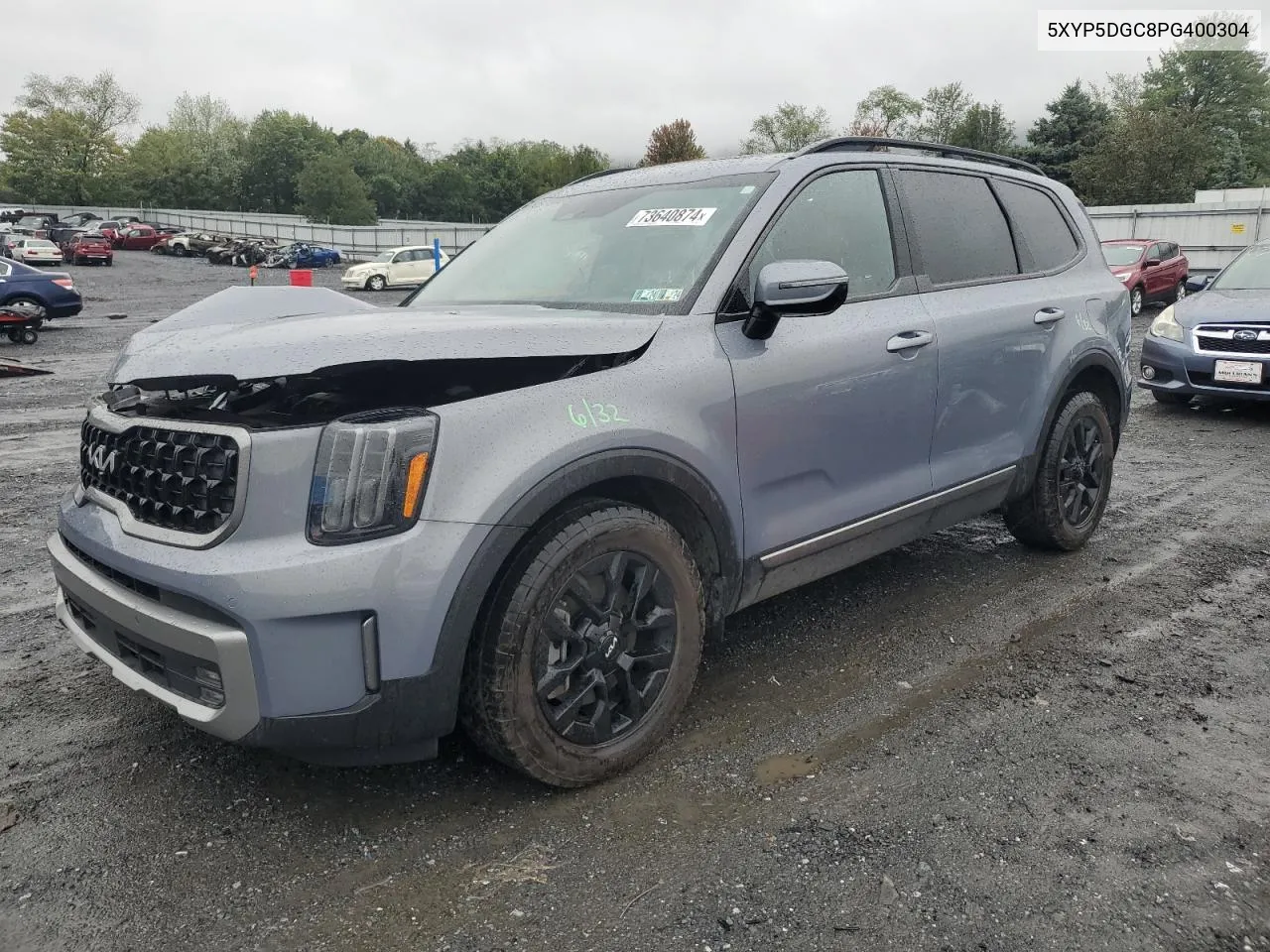 2023 Kia Telluride Sx VIN: 5XYP5DGC8PG400304 Lot: 73640874