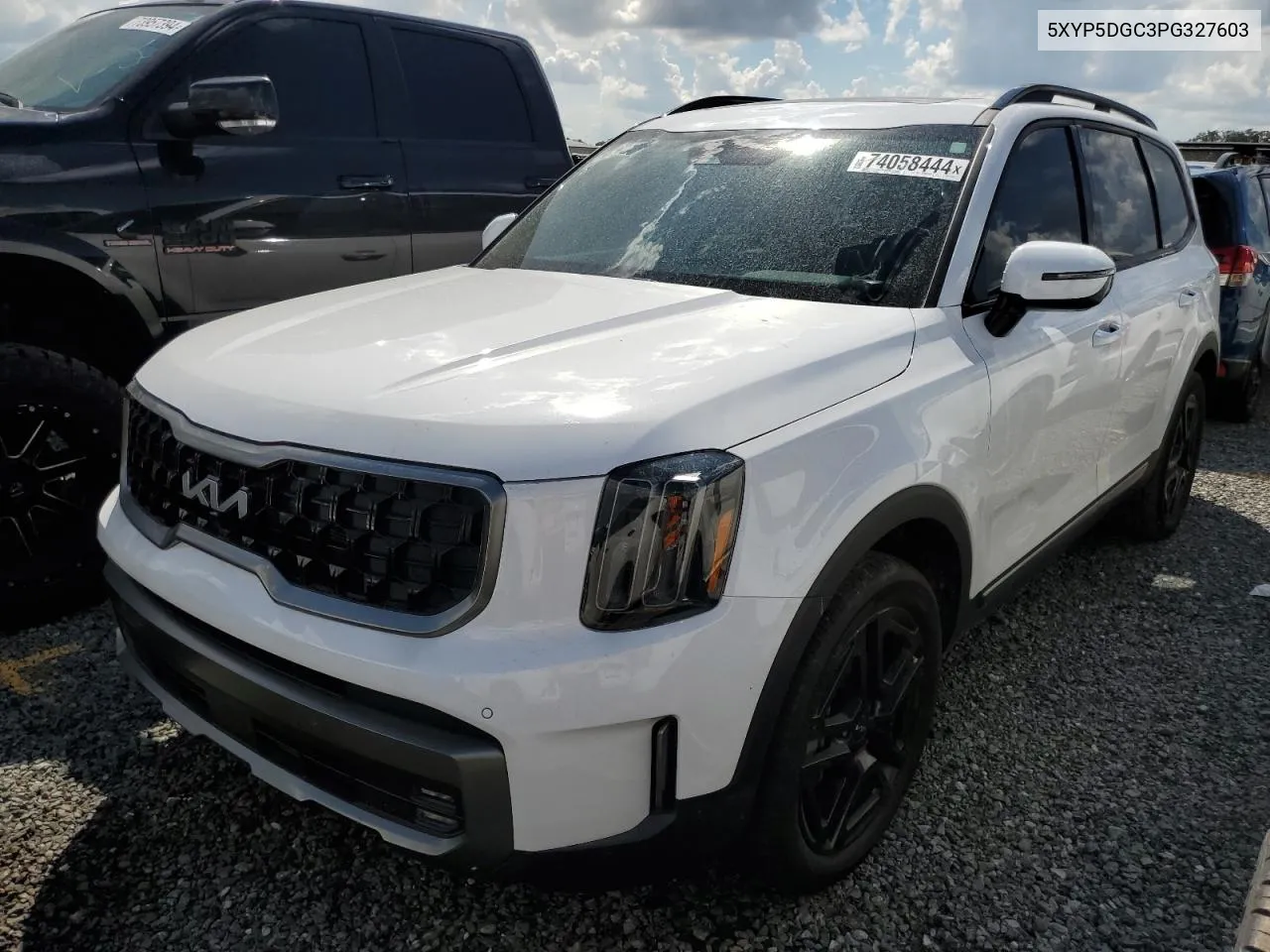 2023 Kia Telluride Sx VIN: 5XYP5DGC3PG327603 Lot: 74058444