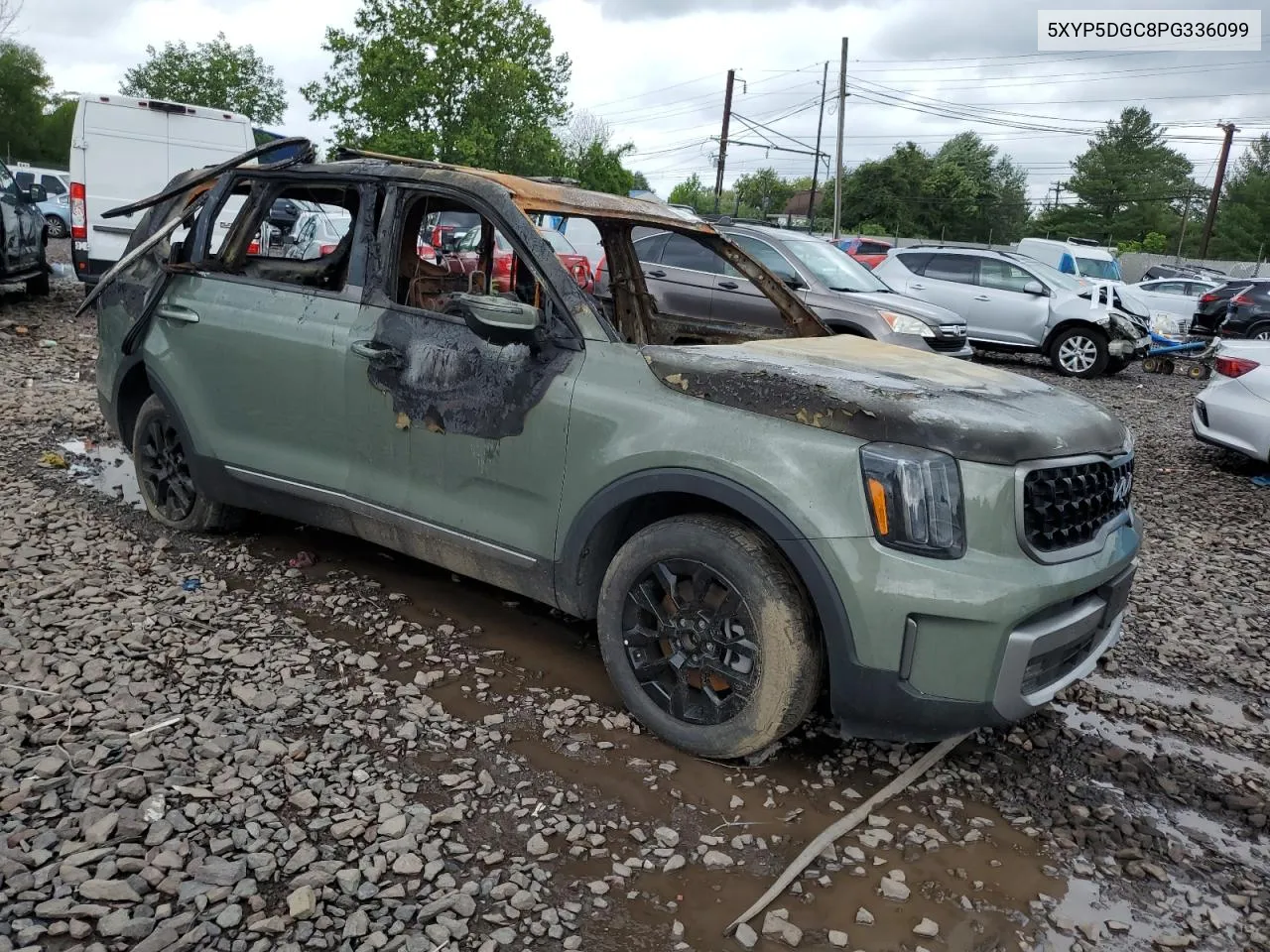 2023 Kia Telluride Sx VIN: 5XYP5DGC8PG336099 Lot: 75009394