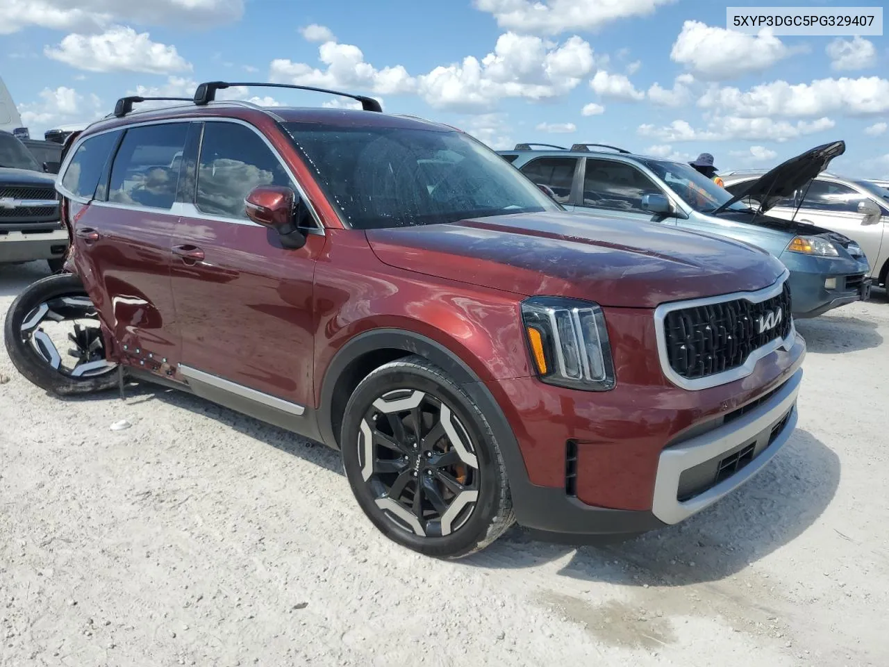 2023 Kia Telluride Ex VIN: 5XYP3DGC5PG329407 Lot: 77667254