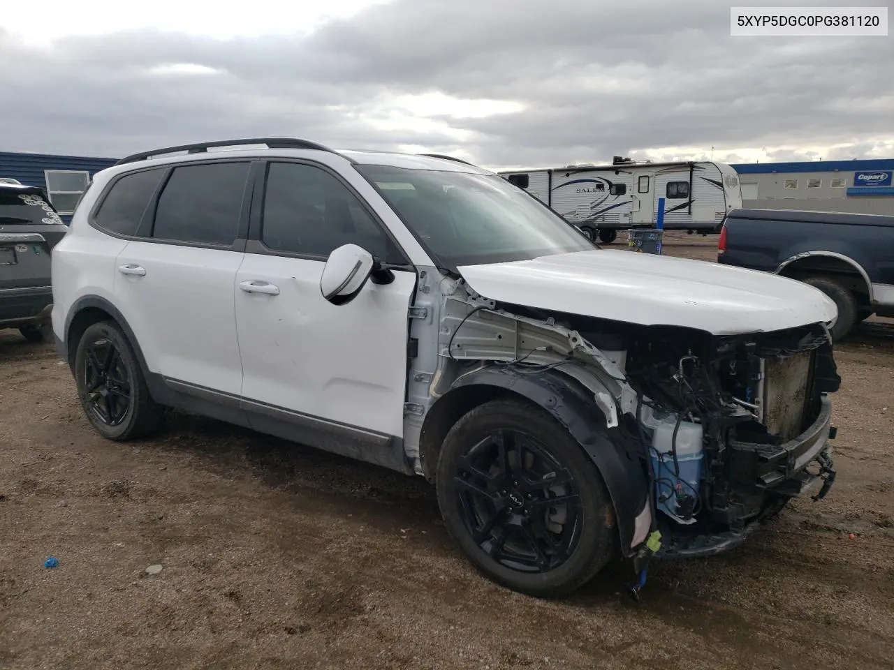 2023 Kia Telluride Sx VIN: 5XYP5DGC0PG381120 Lot: 78621224