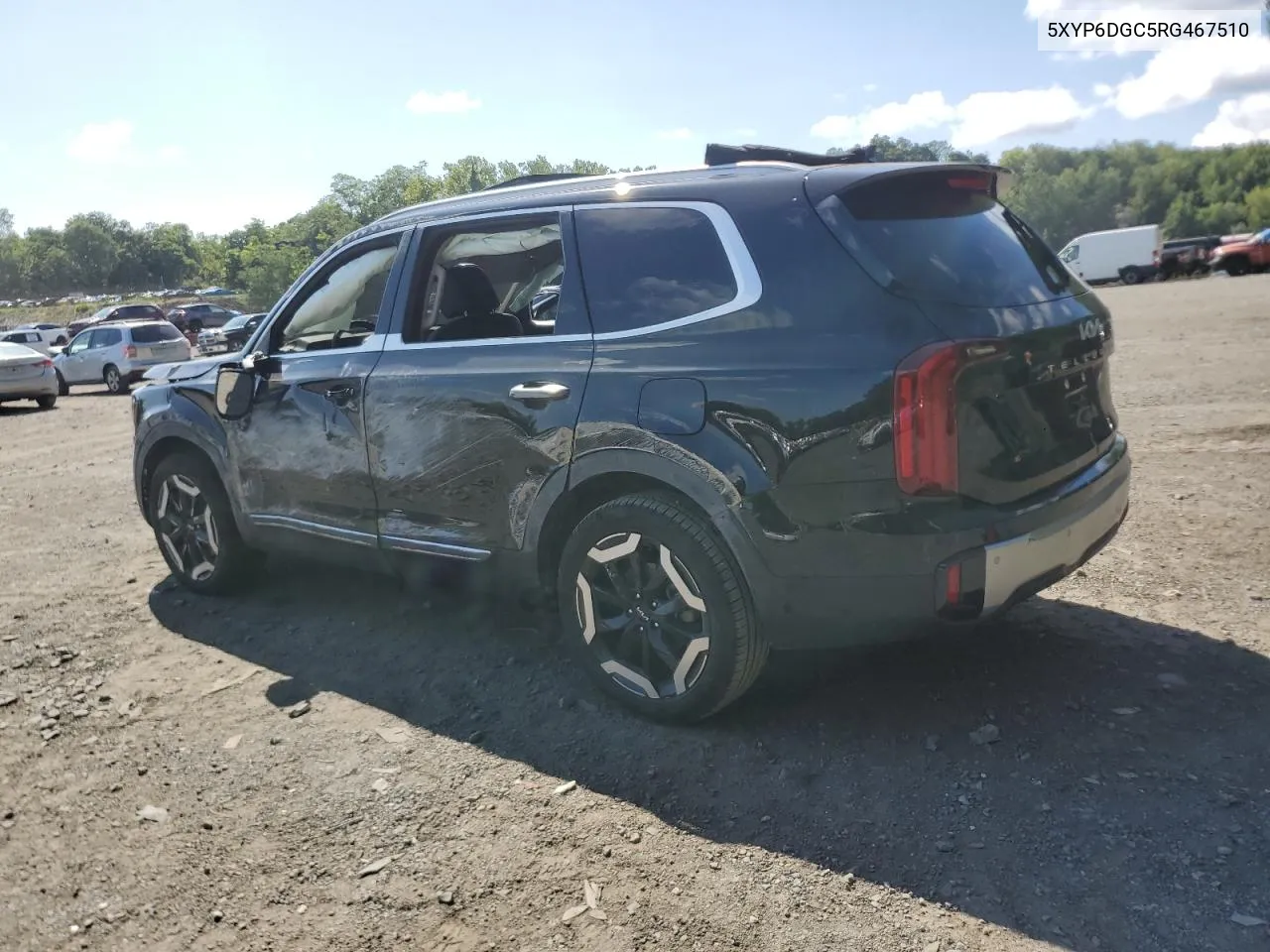 2024 Kia Telluride S VIN: 5XYP6DGC5RG467510 Lot: 67934334