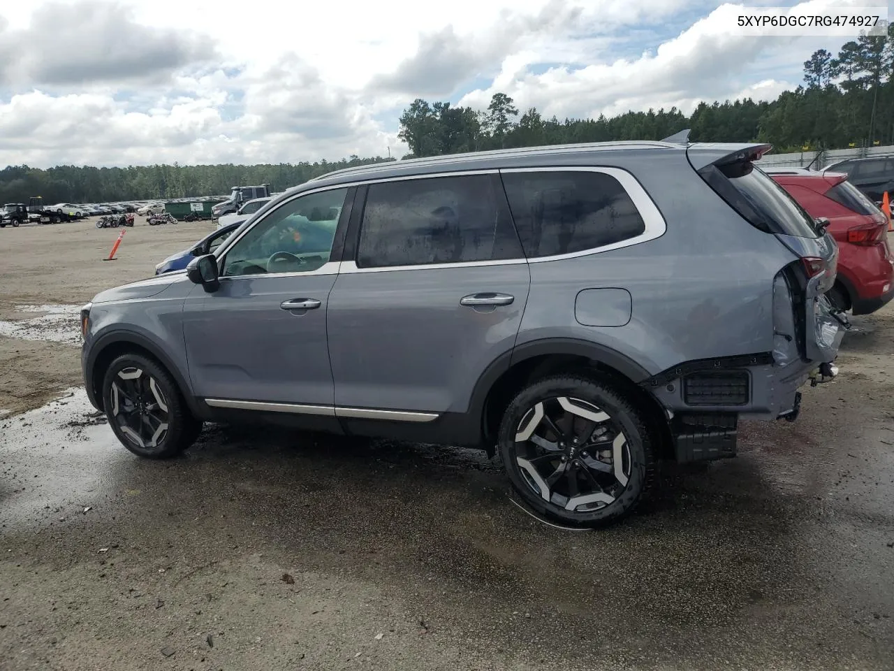 2024 Kia Telluride S VIN: 5XYP6DGC7RG474927 Lot: 68846044