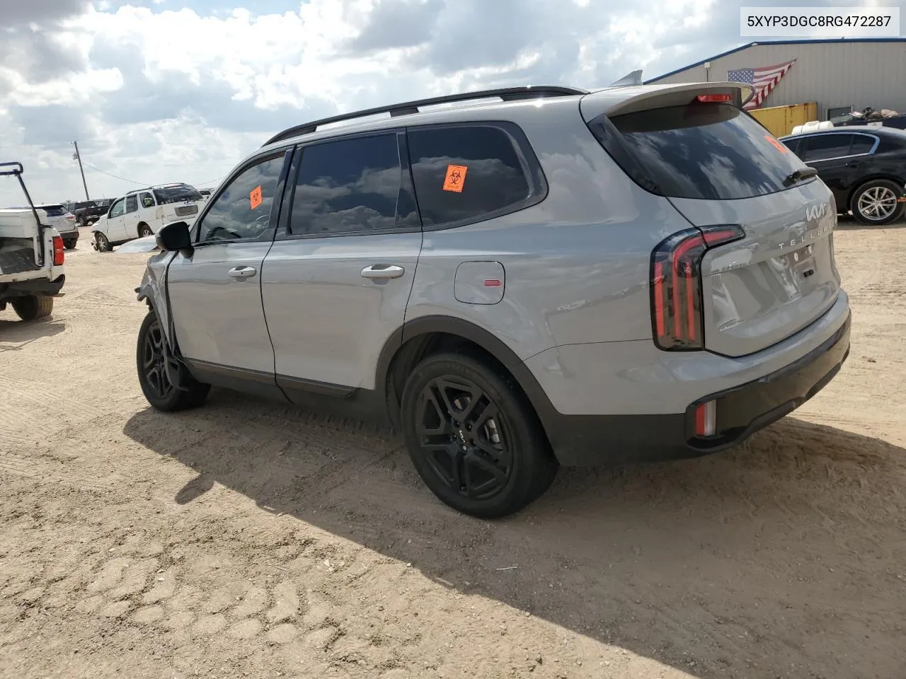 2024 Kia Telluride Ex VIN: 5XYP3DGC8RG472287 Lot: 70406594