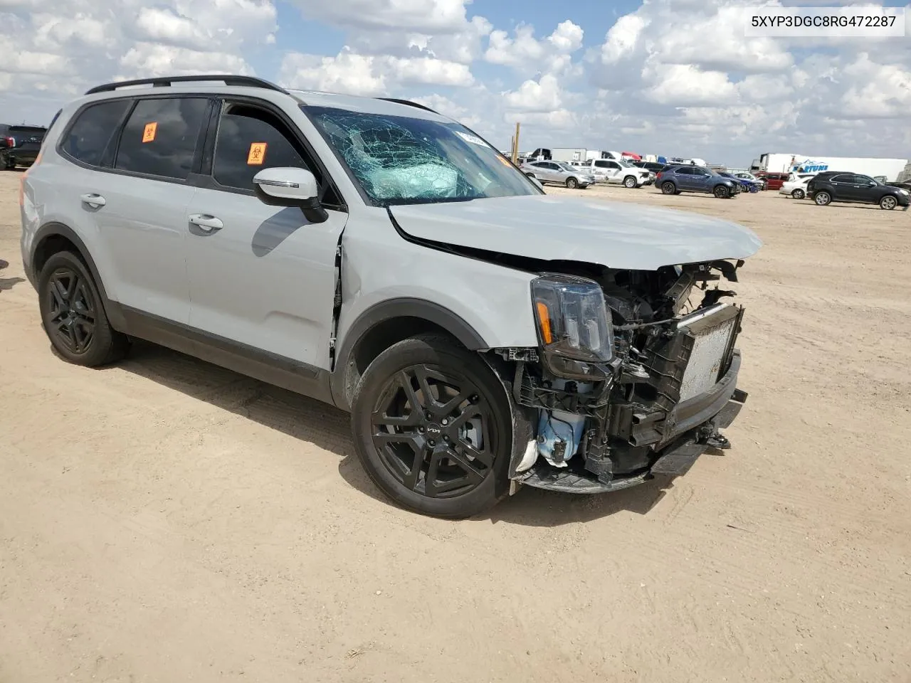 2024 Kia Telluride Ex VIN: 5XYP3DGC8RG472287 Lot: 70406594