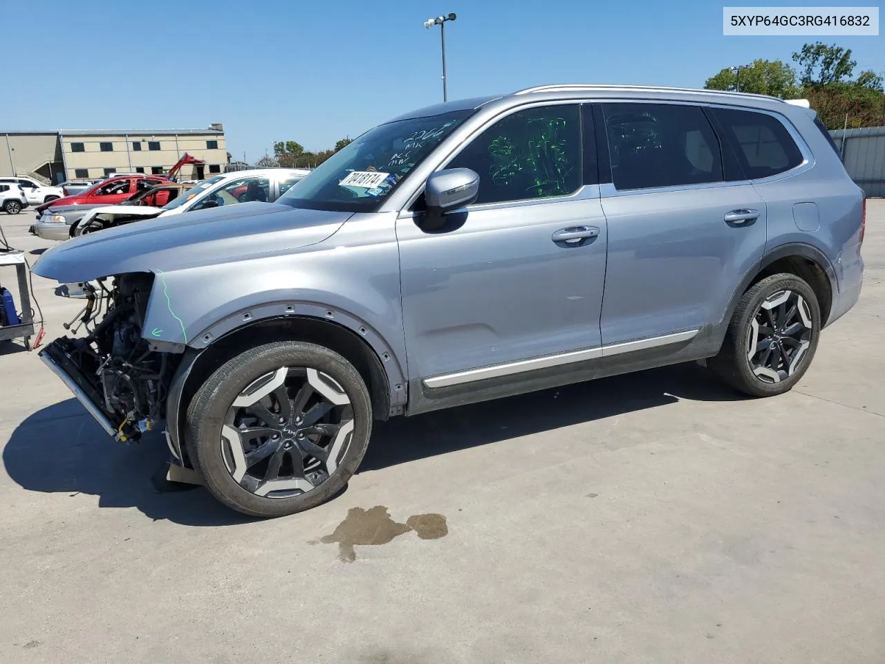 2024 Kia Telluride S VIN: 5XYP64GC3RG416832 Lot: 70418174