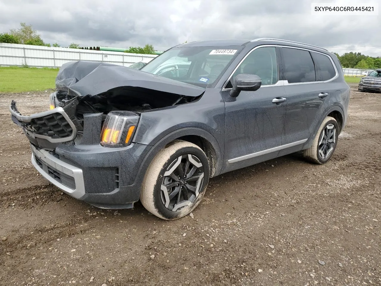 2024 Kia Telluride S VIN: 5XYP64GC6RG445421 Lot: 70449734