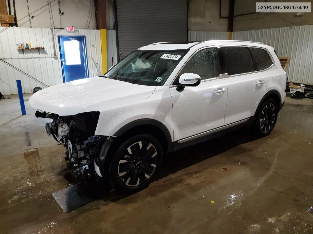 2024 Kia Telluride Sx VIN: 5XYP5DGC4RG476640 Lot: 71436124