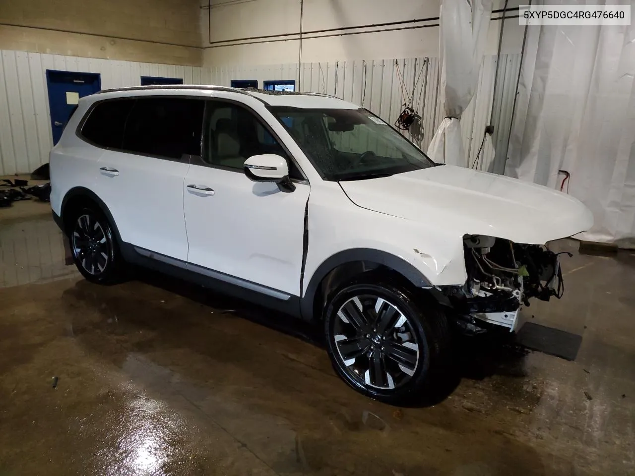 2024 Kia Telluride Sx VIN: 5XYP5DGC4RG476640 Lot: 71436124