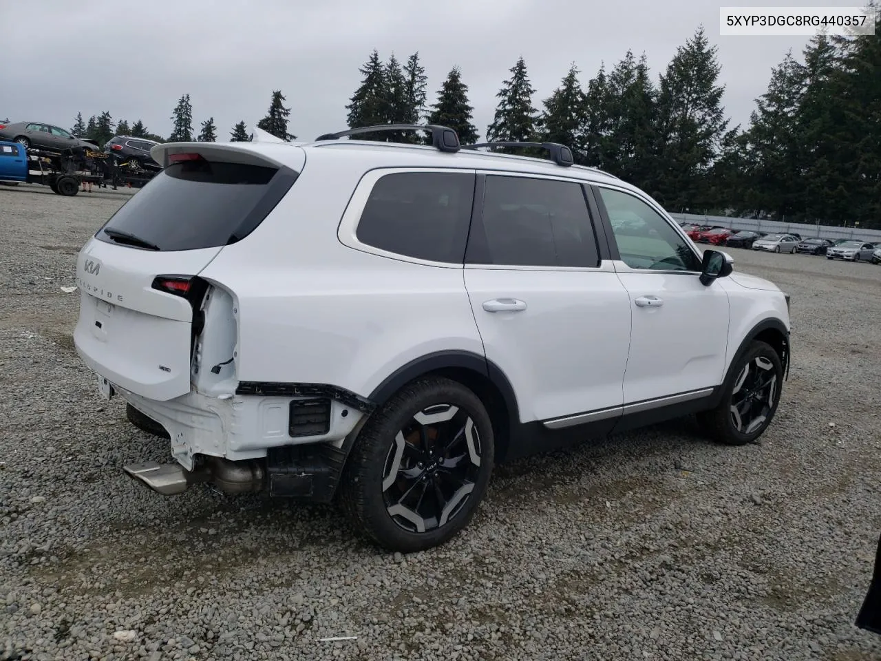 2024 Kia Telluride Ex VIN: 5XYP3DGC8RG440357 Lot: 71688644