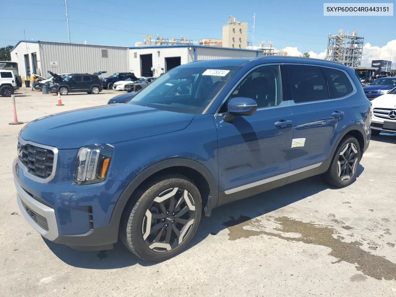 2024 Kia Telluride S VIN: 5XYP6DGC4RG443151 Lot: 71728324