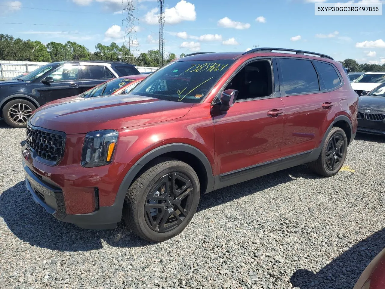 2024 Kia Telluride Ex VIN: 5XYP3DGC3RG497856 Lot: 73837864