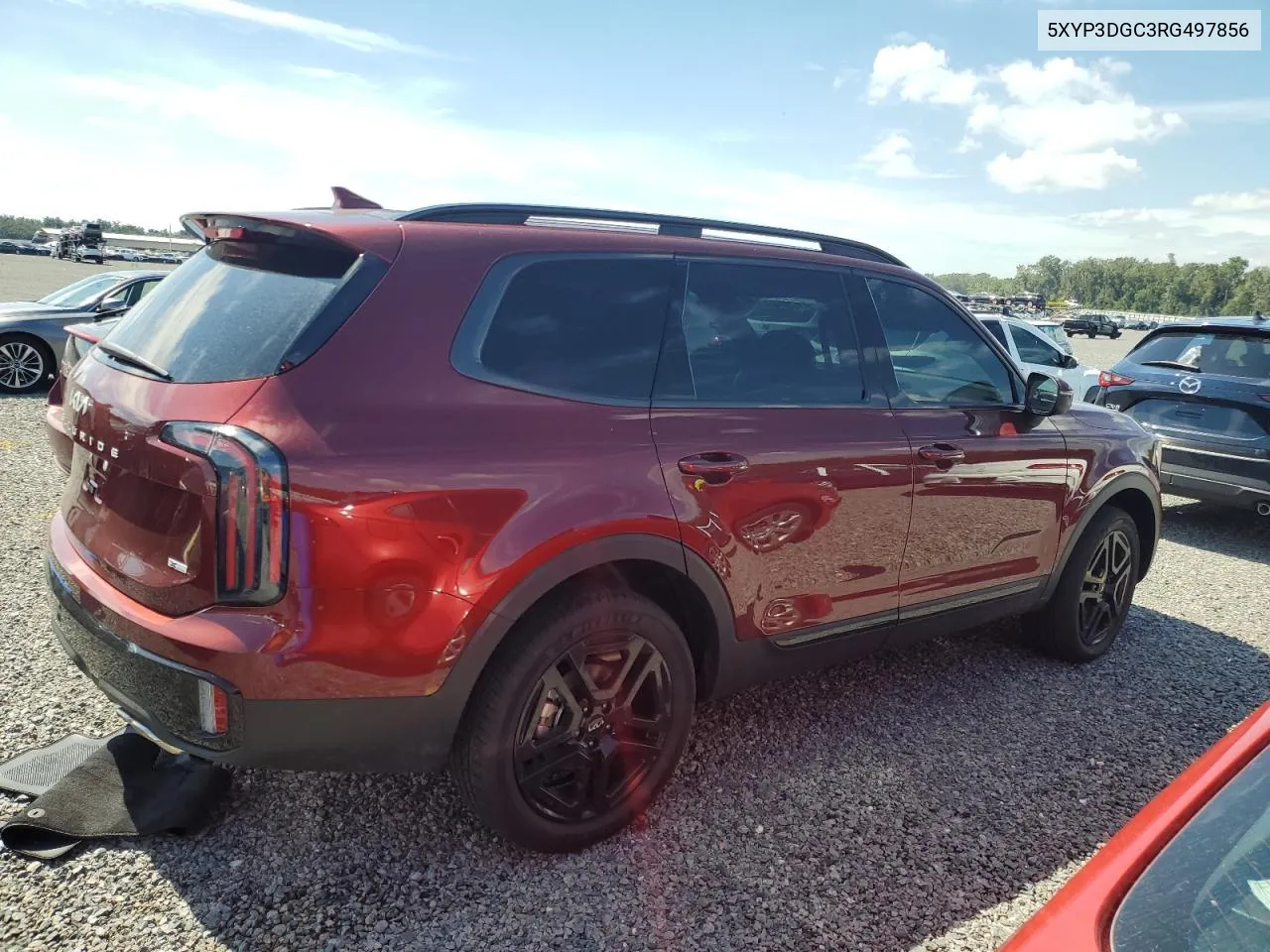 2024 Kia Telluride Ex VIN: 5XYP3DGC3RG497856 Lot: 73837864