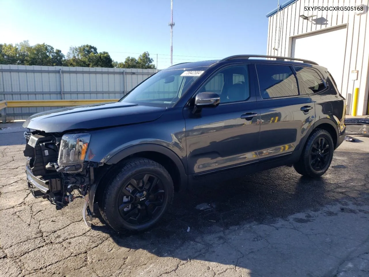 2024 Kia Telluride Sx VIN: 5XYP5DGCXRG505168 Lot: 73942584