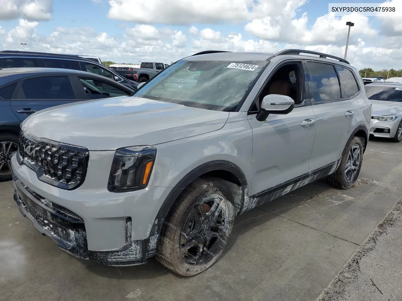 2024 Kia Telluride Ex VIN: 5XYP3DGC5RG475938 Lot: 75124624