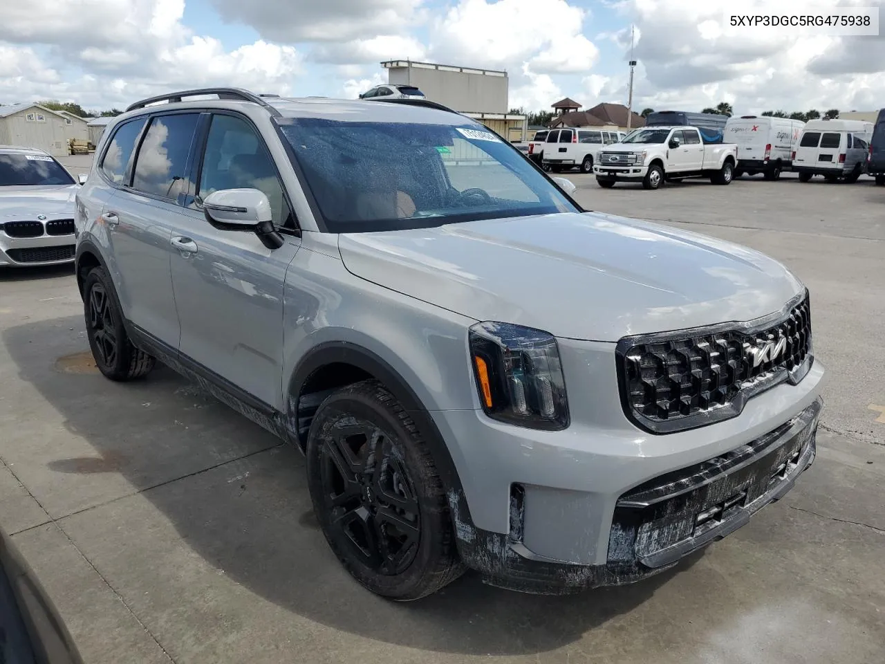 2024 Kia Telluride Ex VIN: 5XYP3DGC5RG475938 Lot: 75124624