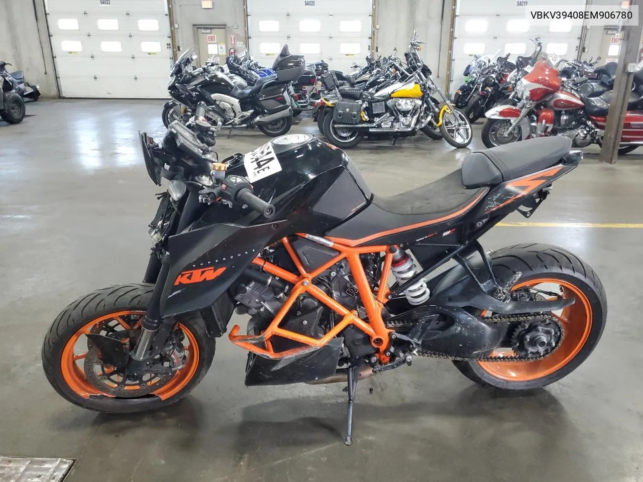 2014 Ktm 1290 Super Duke R VIN: VBKV39408EM906780 Lot: 71212544