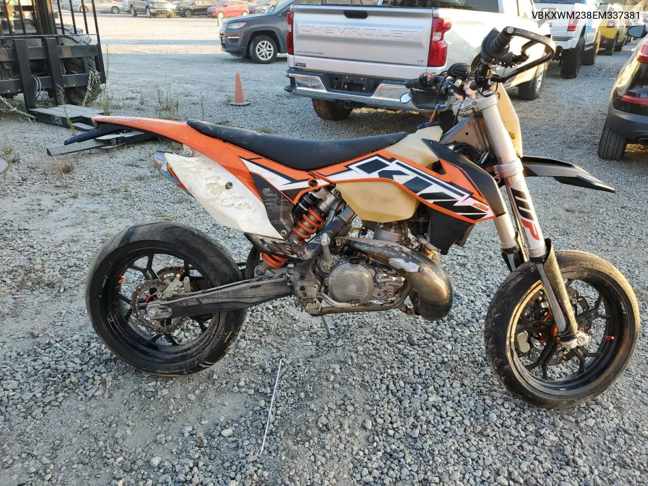 2014 Ktm 300 Xc-W VIN: VBKXWM238EM337381 Lot: 74226164