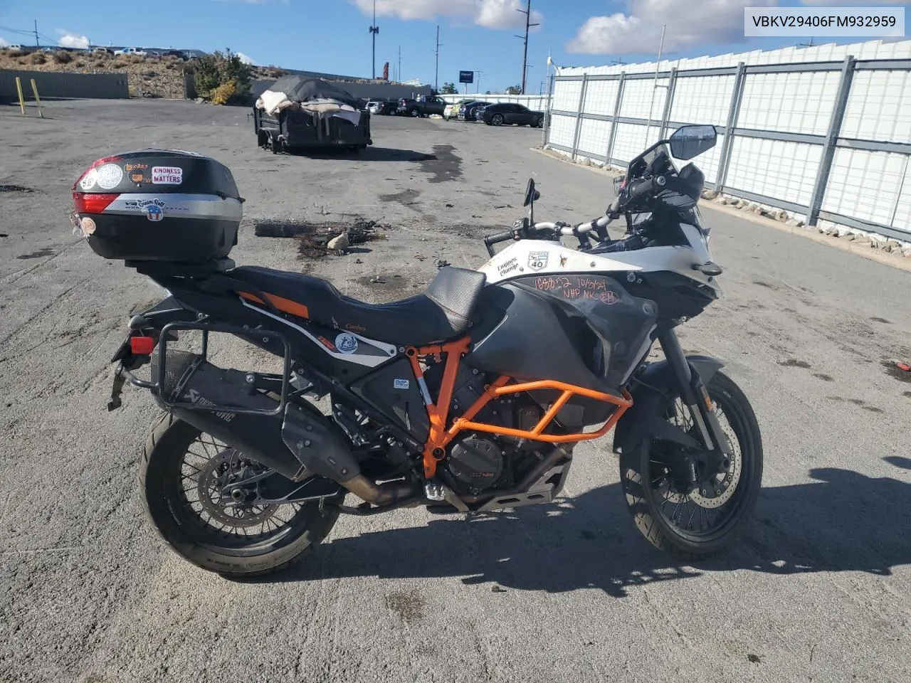 2015 Ktm 1190 Adventure R VIN: VBKV29406FM932959 Lot: 78250934