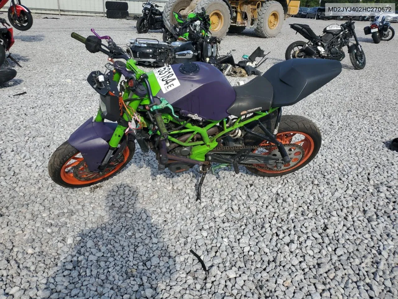 MD2JYJ402HC270672 2017 Ktm 390 Duke