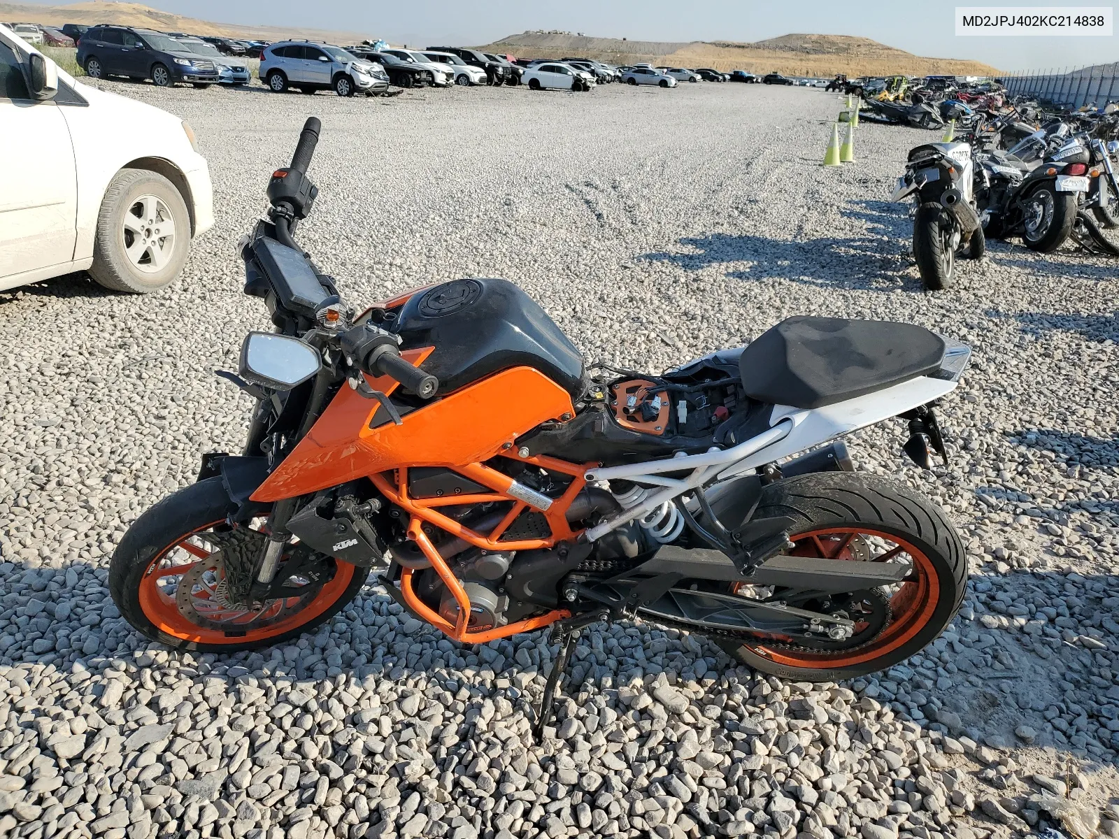 2019 Ktm 390 Duke VIN: MD2JPJ402KC214838 Lot: 63523944