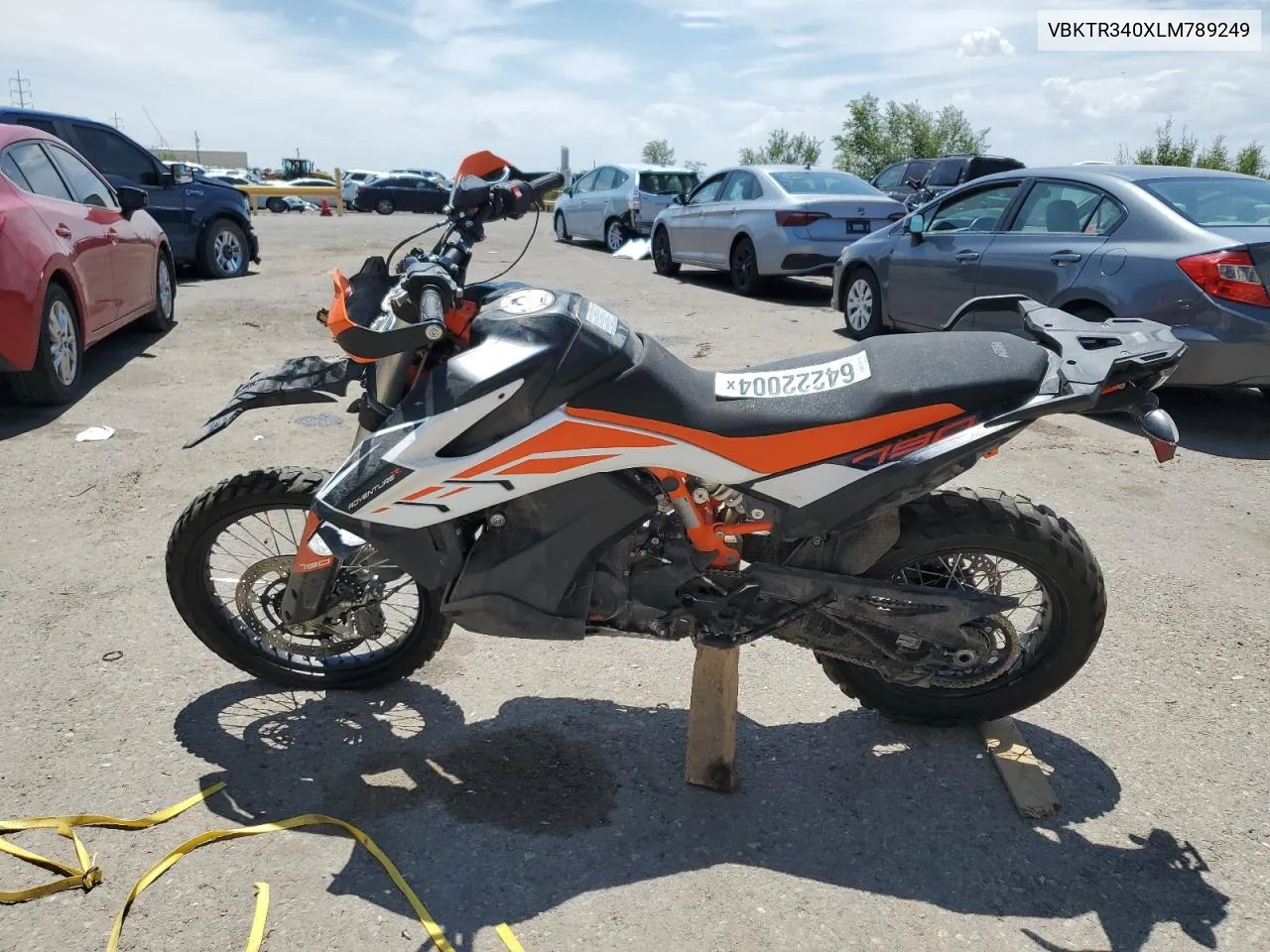 2020 Ktm 790 Adventure R VIN: VBKTR340XLM789249 Lot: 64222004