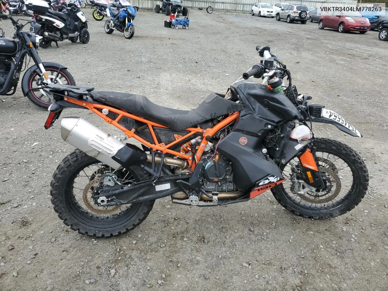 2020 Ktm 790 Adventure R VIN: VBKTR3404LM778263 Lot: 75445554