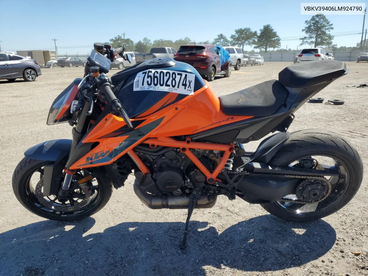 2020 Ktm 1290 Super Duke R VIN: VBKV39406LM924790 Lot: 75602874