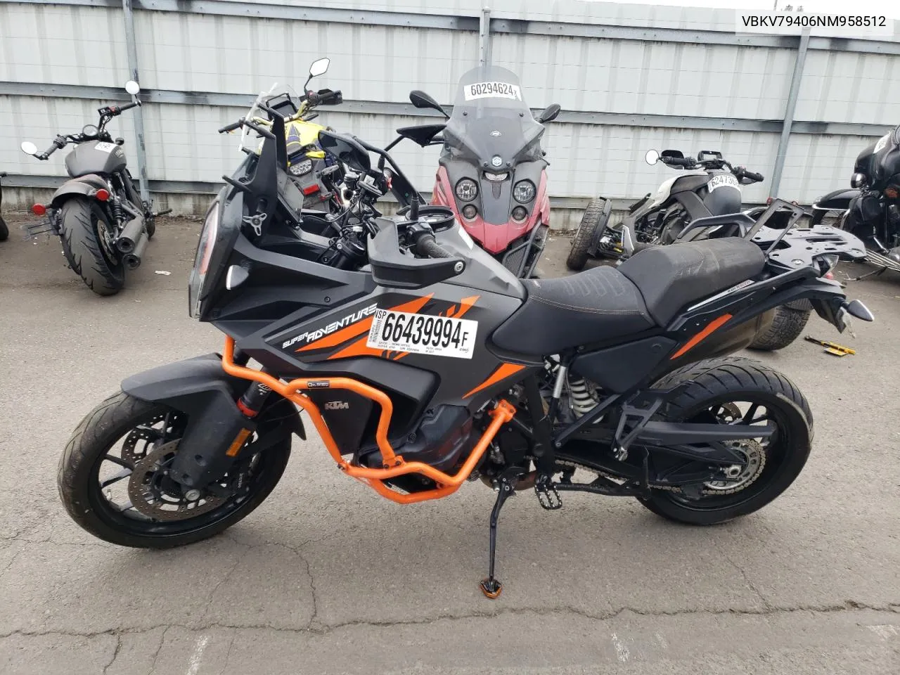 2022 Ktm 1290 Super Adventure S VIN: VBKV79406NM958512 Lot: 66439994