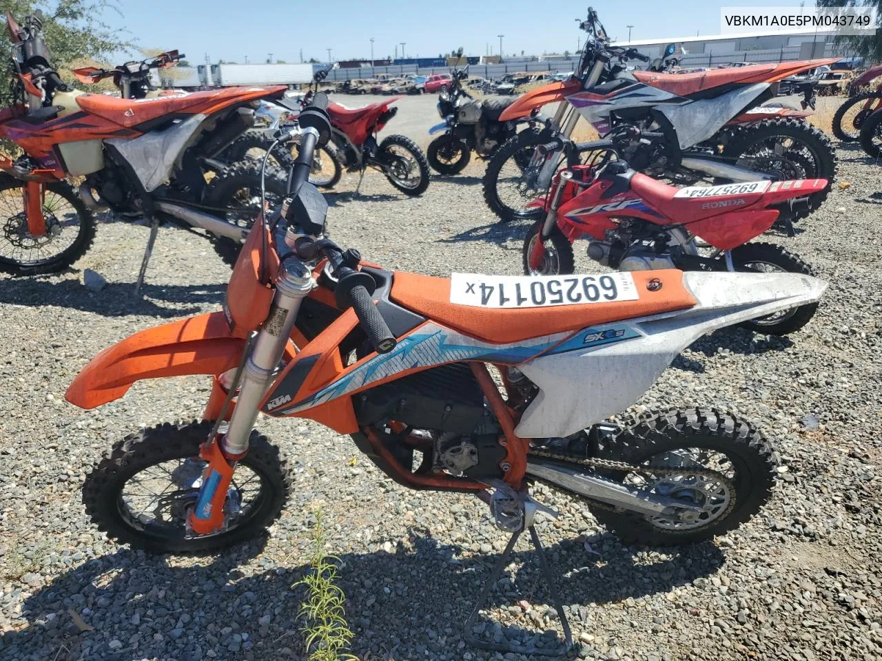 2023 Ktm Sx-E 5 VIN: VBKM1A0E5PM043749 Lot: 69250114