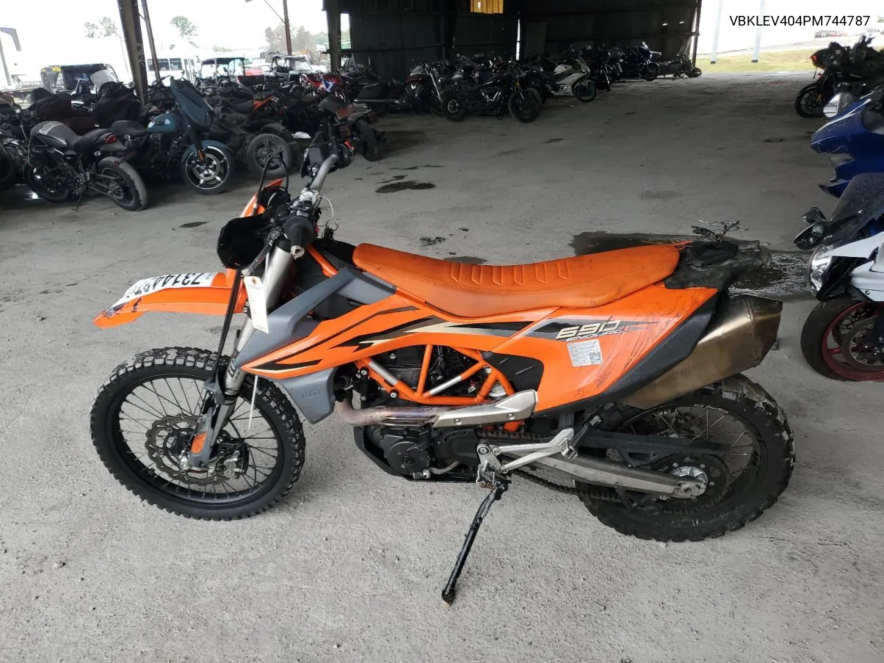 2023 Ktm 690 Enduro R VIN: VBKLEV404PM744787 Lot: 73144274