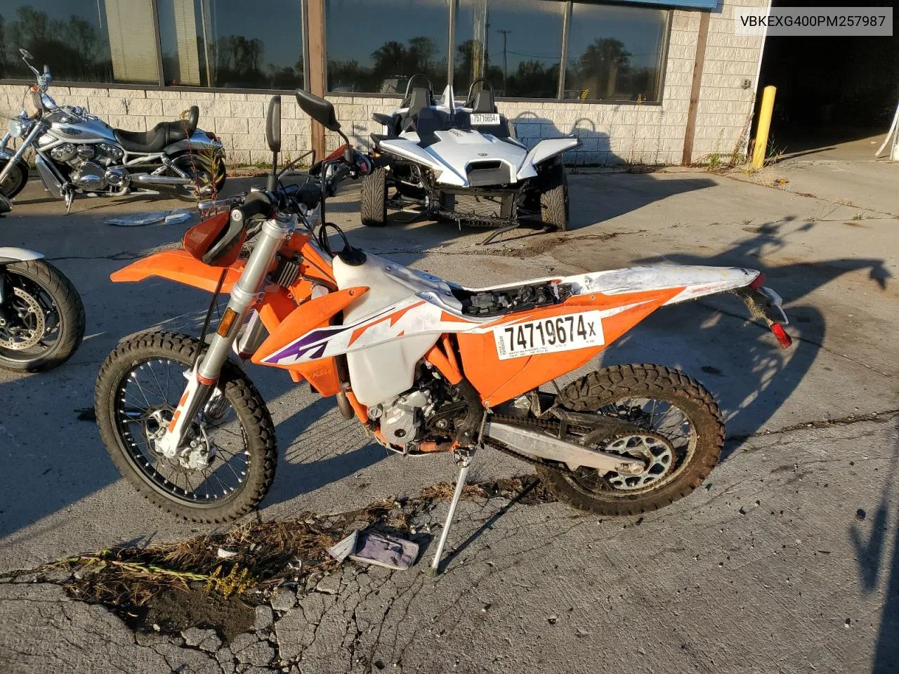 2023 Ktm 350 Exc-F VIN: VBKEXG400PM257987 Lot: 74719674