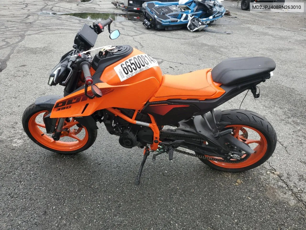 2024 Ktm 390 Duke VIN: MD2JPJ408RN263010 Lot: 66500814