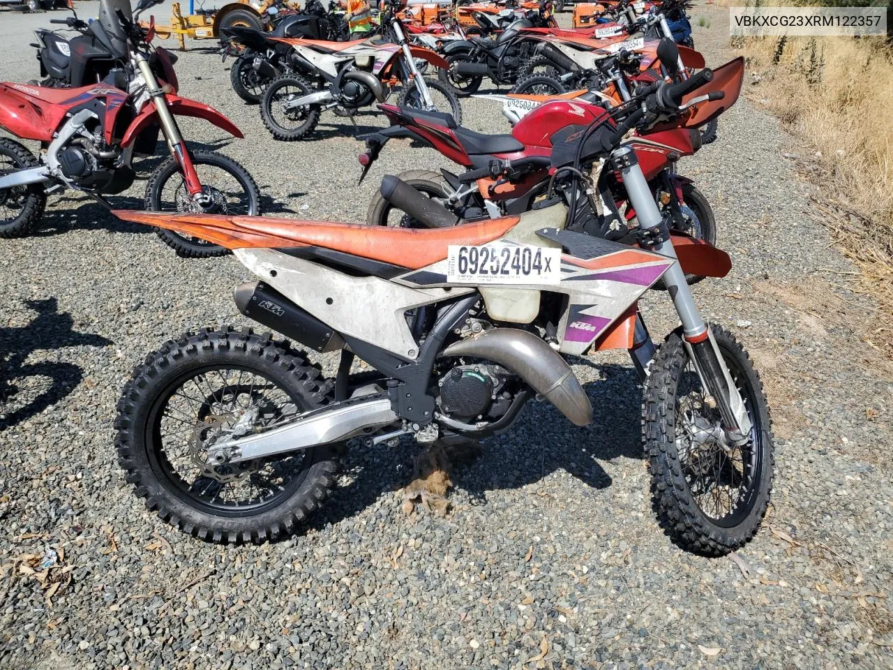 2024 Ktm 125 Xc VIN: VBKXCG23XRM122357 Lot: 69252404