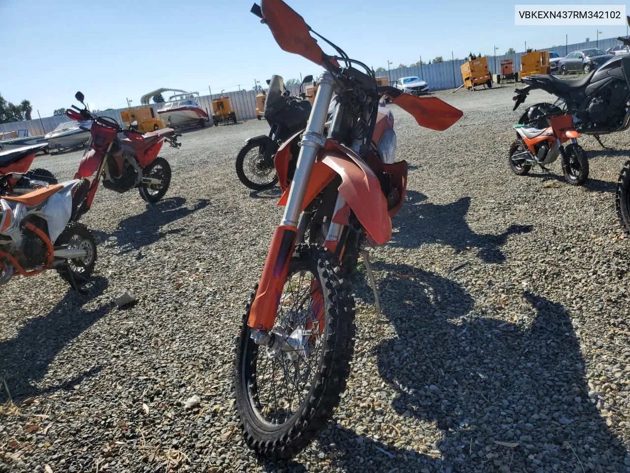 2024 Ktm 450 Xcf-W VIN: VBKEXN437RM342102 Lot: 69256554