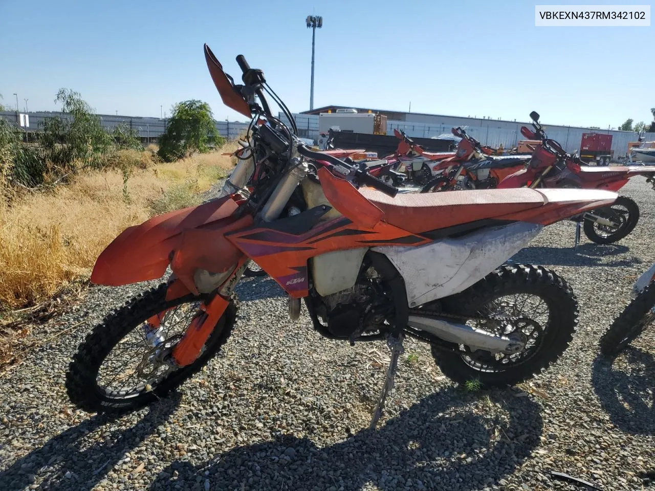 2024 Ktm 450 Xcf-W VIN: VBKEXN437RM342102 Lot: 69256554